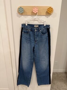 Madewell women’s low slung baggy wide leg jeans